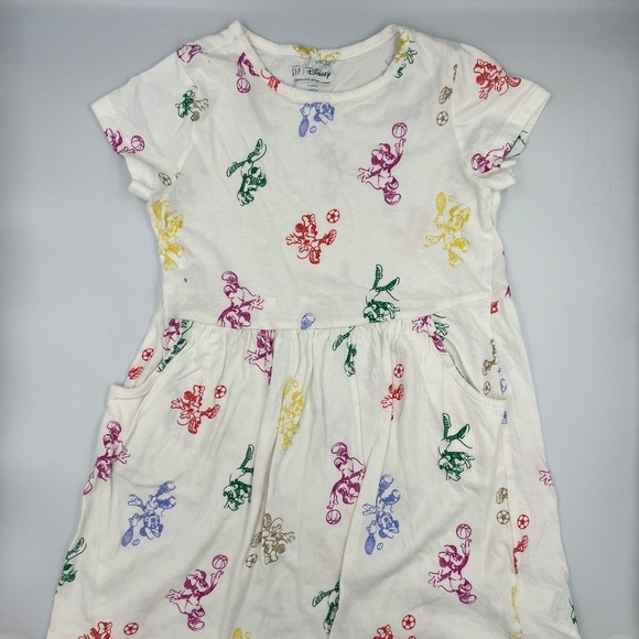 Gap | Disney Minnie Mouse Dress | Toddler Size 5T includes cartwheel shorts - Picture 3 of 4